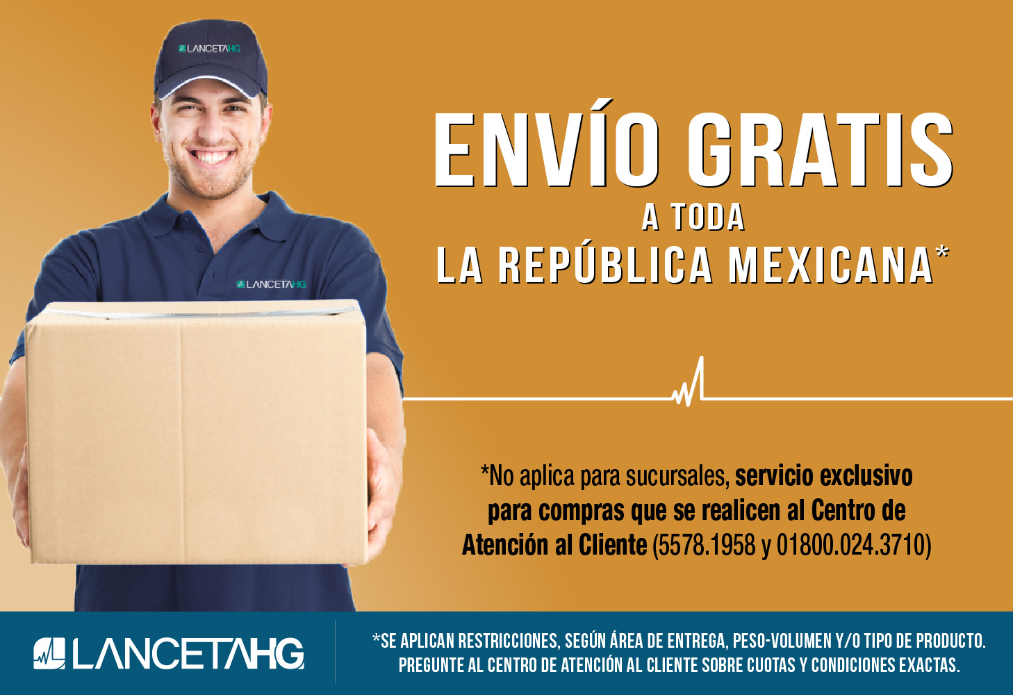 Envío gratis a toda la República Mexicana
