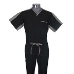 Pijama Quirúrgica para Caballero con Biés y Franja Pijama Quirúrgica para Caballero con Biés y Franja